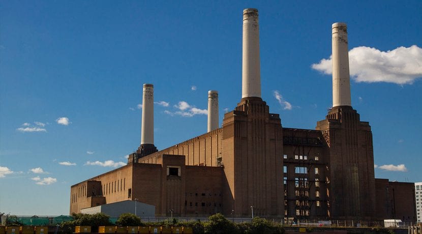 Battersea Reino Unido Contaminación