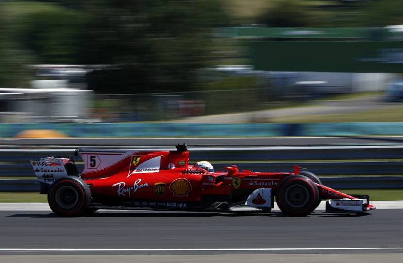 Vettel 5 Ferrari 2017 Ungarn