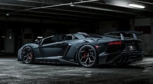 Trasera del Lamborghini Aventador SV Torado de Novitec