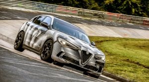Alfa Romeo Stelvio Quadrifoglio en Nürburgring
