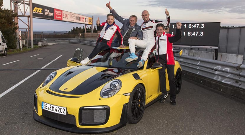 Record de la Porsche 911 GT2 RS au Nurburgring