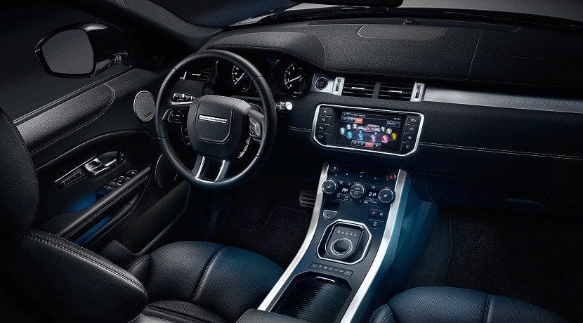 Pantalla táctil - los coches Jaguar Land Rover predicen el tiempo