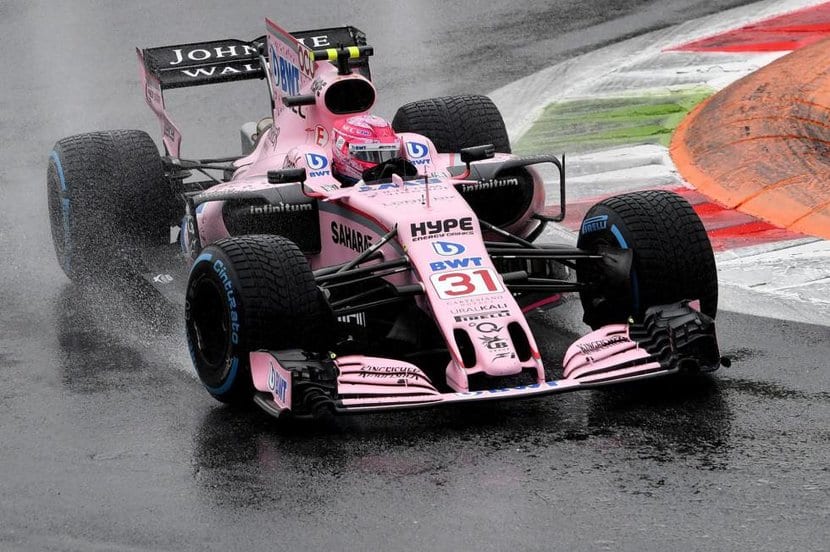 Force India en el GP de Italia 2017