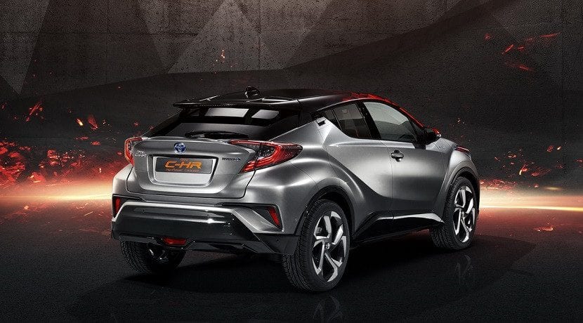 Trasera del Toyota C-HR Hy-Power