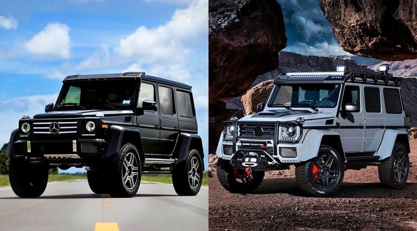 Frontal Mercedes G 550 - Brabus Vs. Renntech