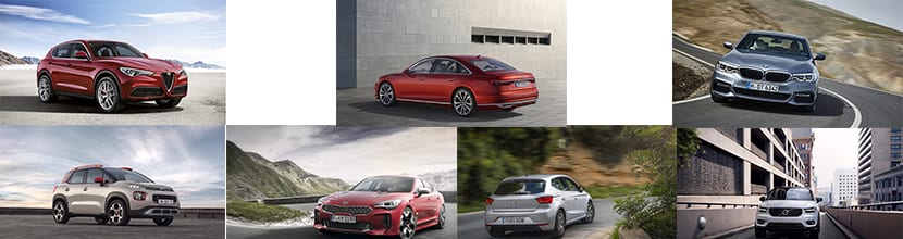 Finalistas coche del año 2018 Europa