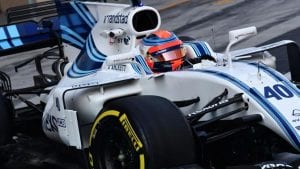 Kubica con el Williams de 2017