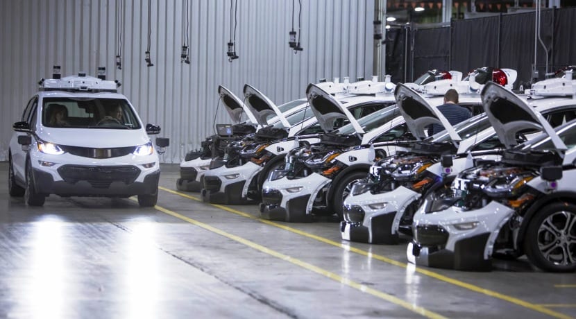 General Motors Chevrolet Bolt Lidar coche autónomo
