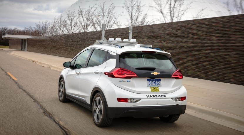 General Motors Chevrolet Bolt Lidar coche autónomo