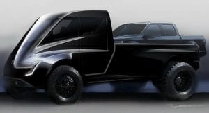 Boceto Tesla Pick-up