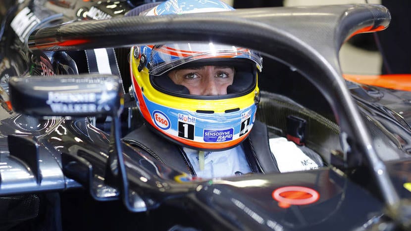 Alonso con el Halo