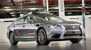 Lexus LS Autonomous Car platform 3.0