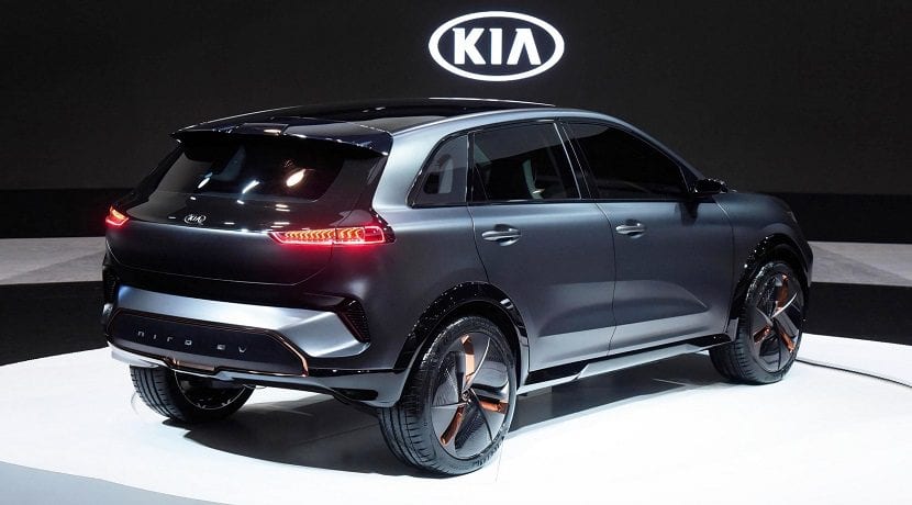 Trasera del Kia Niro eléctrico concept