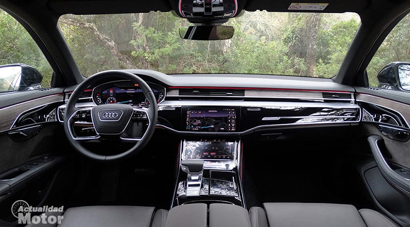 Prueba Audi A8 diseño interior