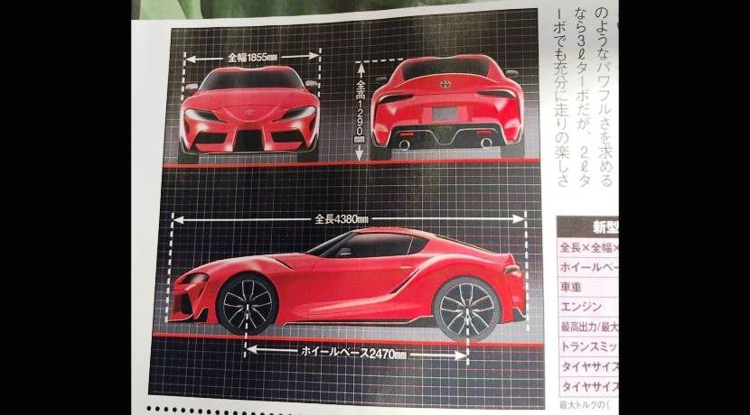 Toyota Supra Leaked