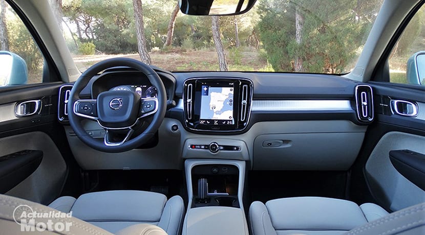 Prueba Volvo XC40 diseño interior