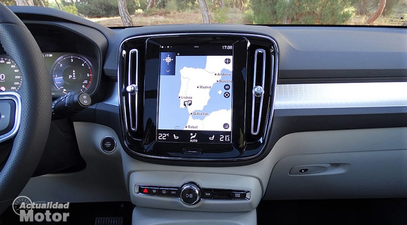 Prueba Volvo XC40 detalles interiores