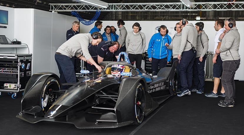 BMW iFE.18 monoplaza para la Formula E