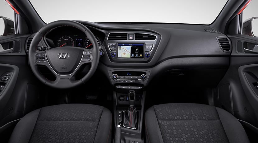 Hyundai i20 restyling interior