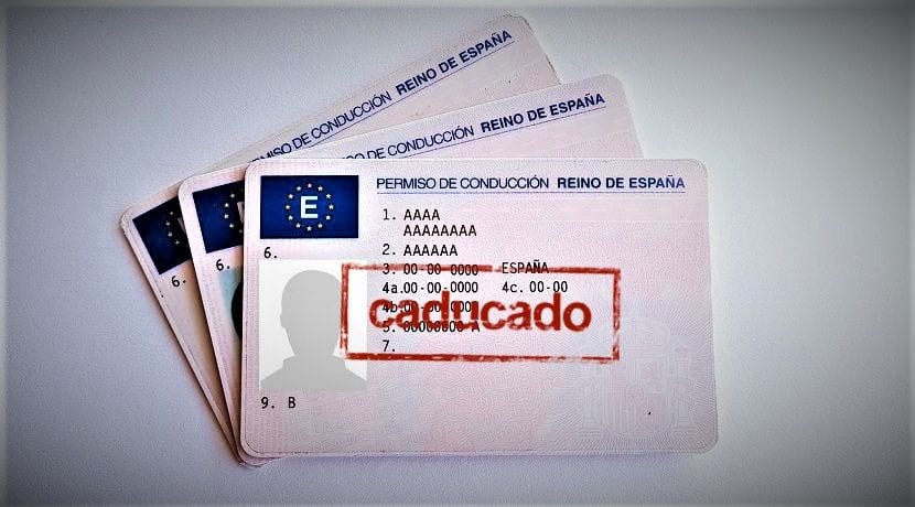 Carnet de conducir caducado