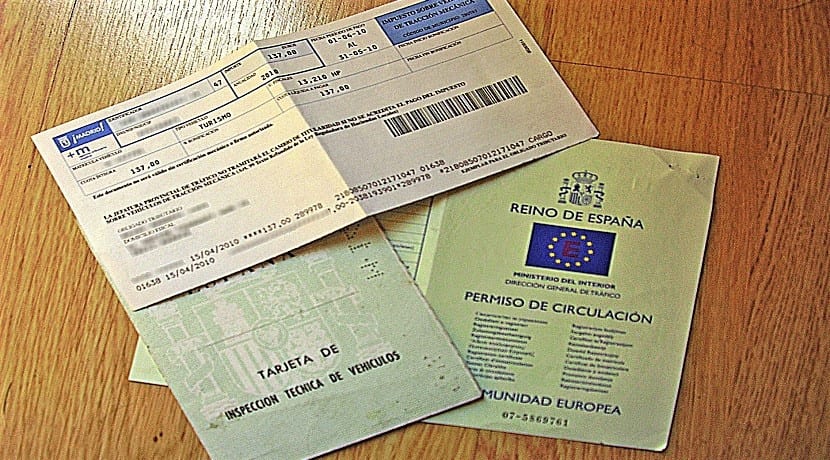 Documentación para recoger el coche de la grúa