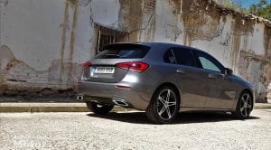 Prueba Mercedes Clase A perfil trasero