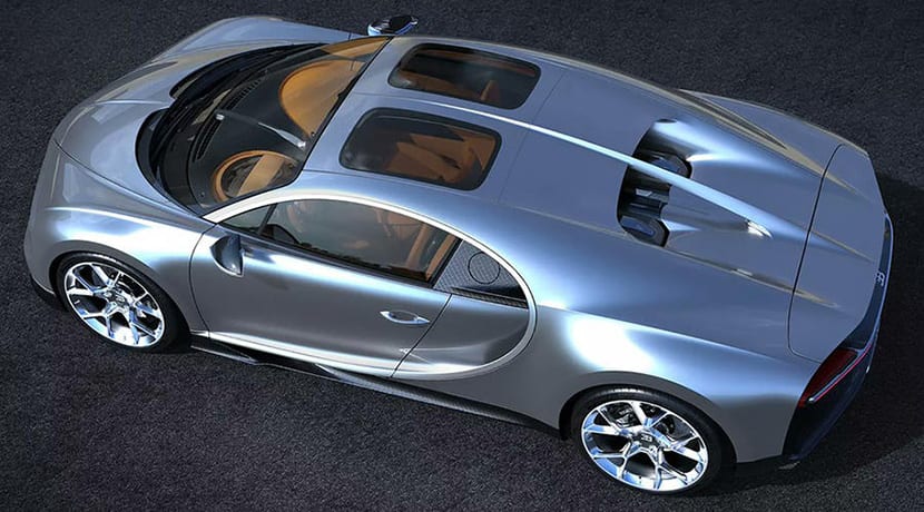 Bugatti Chiron Sky View techo solar