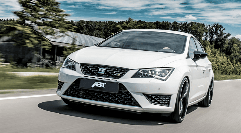 Frontal del Seat León Cupra con 370 CV preparado por ABT