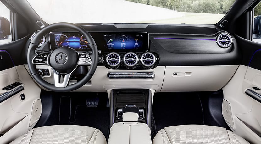 Mercedes Clase B diseño interior