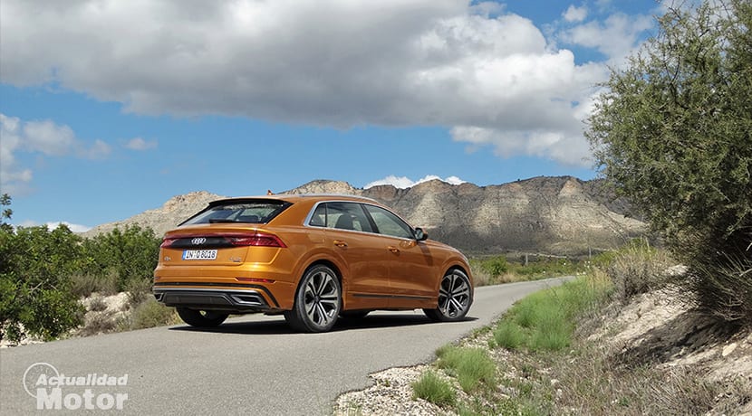 Prueba Audi Q8 perfil trasero