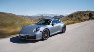 Porsche 911 992 Carrera S perfil delantero