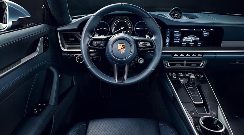 Porsche 911 992 Carrera S diseño interior