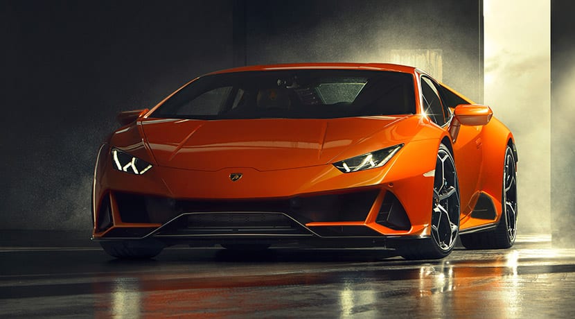 Lamborghini Aventador EVO frontal