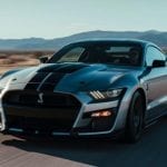 Shelby GT500 2019 de color gris metalizado