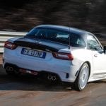 Trasera del Abarth 124 Rally Tribute Edition