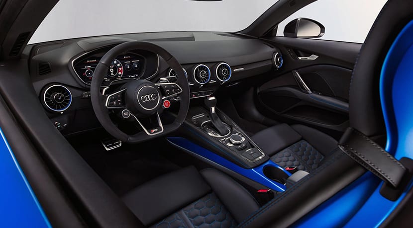 Audi TT RS diseño interior