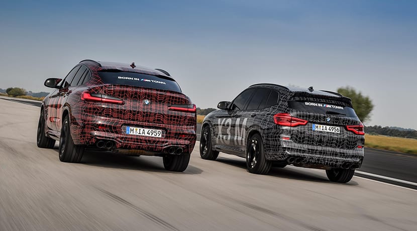 BMW X3 M y BMW X4 M trasera