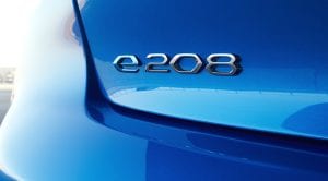 Peugeot e-208 logo