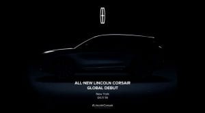 Lincoln Corsair teaser