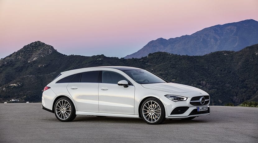 perfil lateral Mercedes CLA Shooting Brake