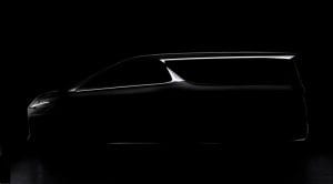 Lexus LM MPV teaser Shanghai Auto Show