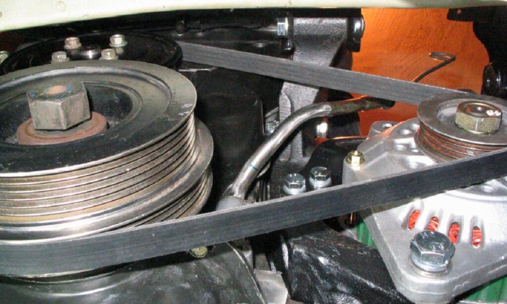 Tensioner Pulley V-Ribbed Aux Belt Rover MG Lotus:400,200,25,45,TF,MGF