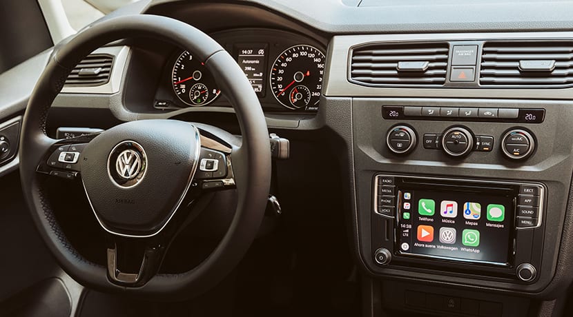 Interior del Volkswagen Caddy