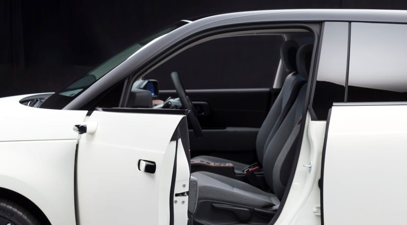 Honda e sistema de retrovisores por cámara