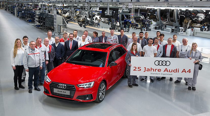 Audi A4 cumple 25 años