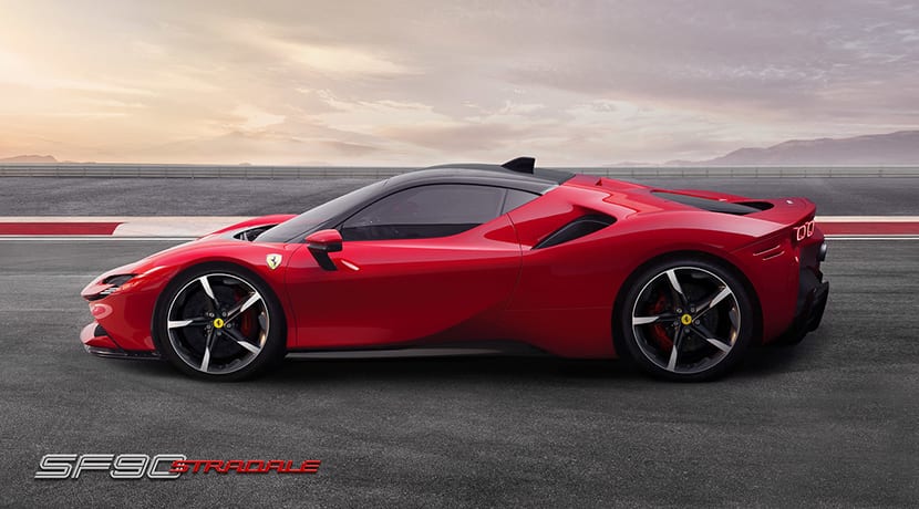 Ferrari SF90 Stradale lateral