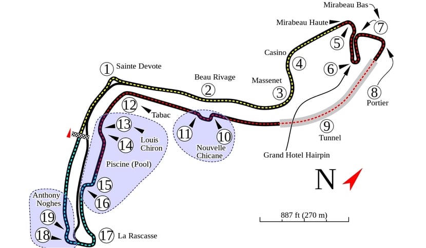 GP de Mónaco - Circuito de Montecarlo