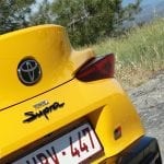 Prueba Toyota Supra logo trasero