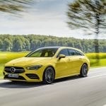 Mercedes-AMG CLA 35 Shooting Brake perfil delantero dinámica