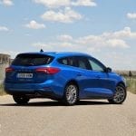 Perfil trasero del Ford Focus Wagon